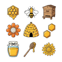 honey and bees