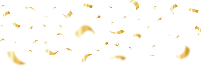 Yellow confetti frame with blur	