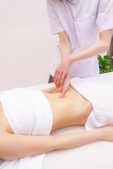 お腹のマッサージ