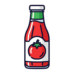 bottle of tomato ketchup