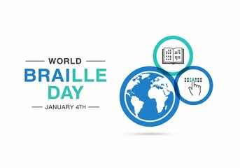 World Braille day is observed every year on January 4.