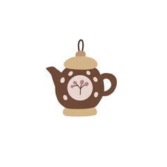 Minimal Pastel Christmas Elements | Hand-Drawn Cute Holiday Clipart Set
