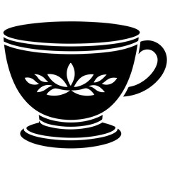 Algerian Mint Tea Cup Vector