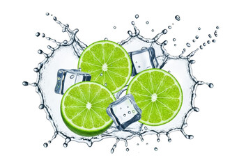 Lime and Ice Splash Freshness Burst