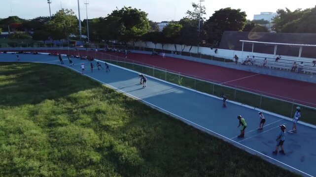 Entrenamiento en Patines, rollers, patin en linea, deporte  