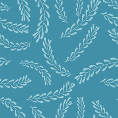 Ocean Breeze Soothing Botanical Pattern