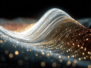 Futuristic Data Streams and Digital Landscapes