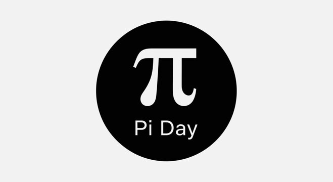 Pi Day Icon – Mathematics, Pi Symbol & Math Celebration Graphic