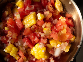 corn and tomato salsa