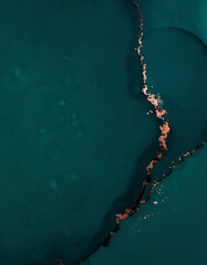 Deep Evergreen & Copper Christmas Haze