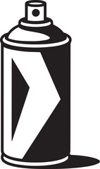 Spray Paint Can Vector Illustration with Modern Design and Bold Graphic Style Element