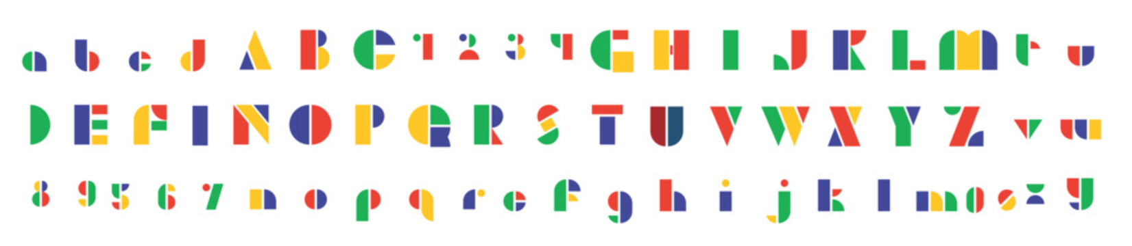 Bauhaus_Alphabet_Letters_Upper_Lower_Case_Isolated_Vector
