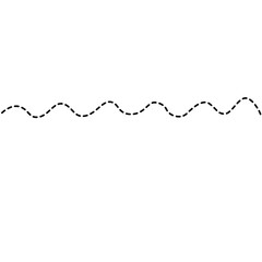 Romantic dotted curly wave enhances wedding invites, luxury packaging, or UI with soft artistic decorative flair