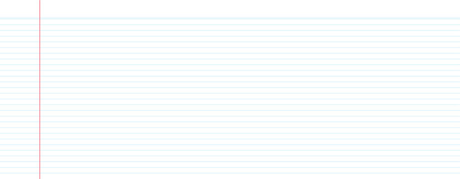blank notebook paper sheet with lines vector illustration