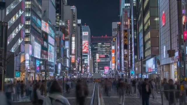 Night City Timelapse Japanesse Style
