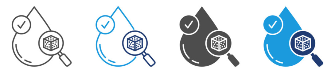 insulin resistance icon sheet multiple style