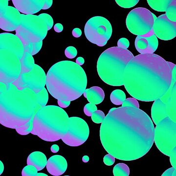 abstract colorful background bouncing 3d
