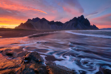 Sunset at Stokksnes