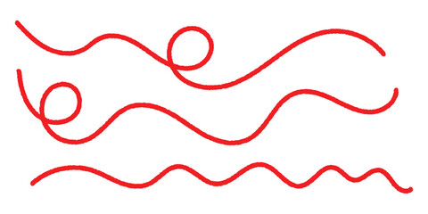 Red thread icon. Vector illustration. EPS 10