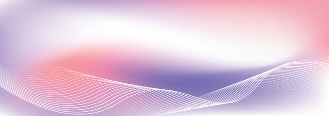 Colorful Abstract Gradient Background with Dynamic Flowing Lines and Light Effects