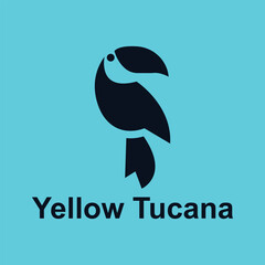 Yellow Tucana – Toucan Bird Logo