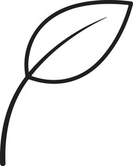 &ldquo;Minimal Layered Botanical Stems Icon 