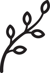 &ldquo;Minimal Layered Botanical Stems Icon 