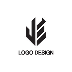 je minimalist logo design template