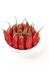 Fresh Red Goji Berries Wolfberries from Ningxia China in White Bowl Healthy Superfood Ingredient