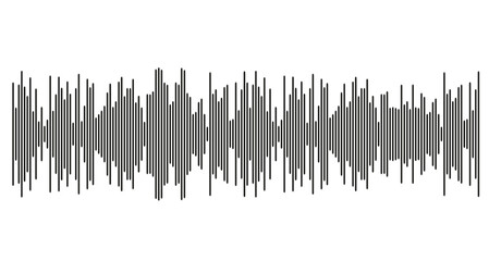 Sound radio form abstract music audio soundwave vector