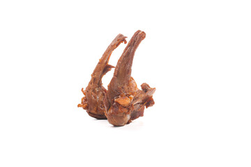 Roasted Duck Rack with Spicy Sauce Glaze - Gourmet Meat Dish Culinary Showcase