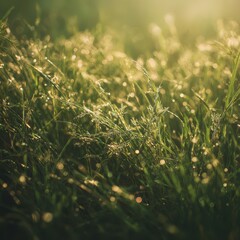 morning dew on grass