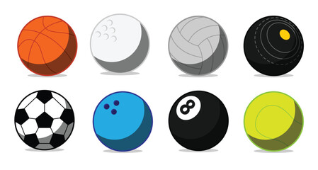 sports ball icon vector 