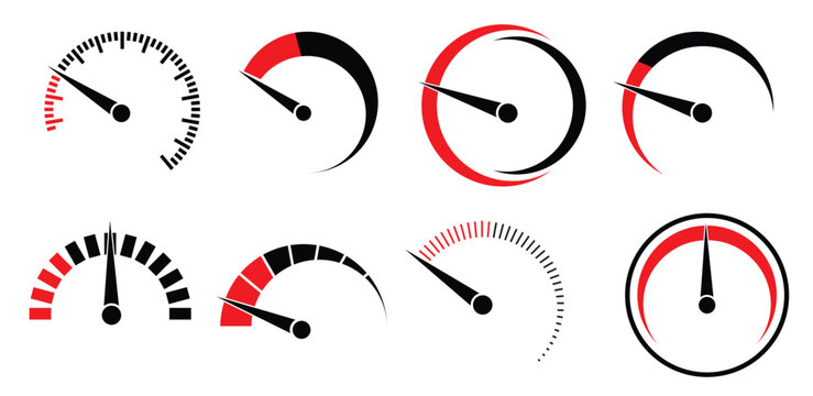 tachometer logo vector
