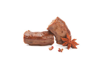 Spicy Marinated Duck Neck with Star Anise - Perfect Asian Delicacy Food Photography