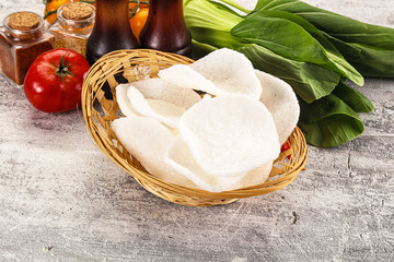 Viietnamese crab chips for snack