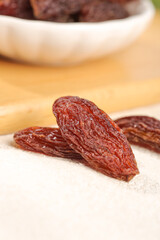 Red Xinjiang Raisins Dried Fruit Healthy Snack Food Photography
