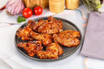 Buffalo chicken wings barbecue sauce