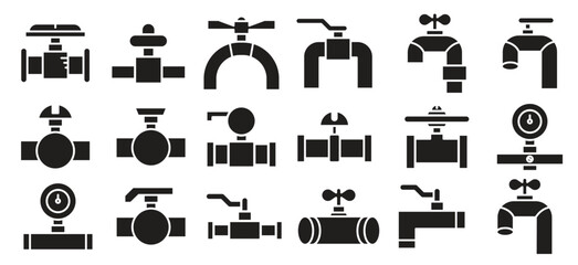 valve and faucet icons