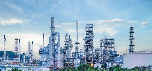 Oil and Gas Industrial zone,The equipment of oil refining,Close-up of industrial pipelines of an...