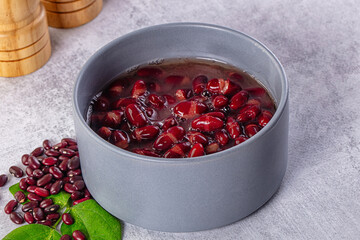 Tasty boiled red kidney beans
