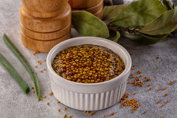 French Mustard Sauce With Seeds