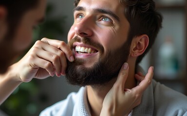 Beard grooming. High quality