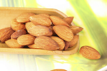 Roasted Almonds Healthy Snack - Nutritious Nut Kernels