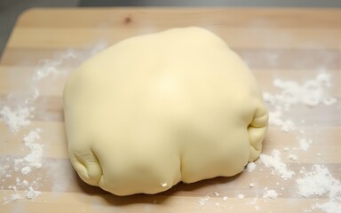 Raw Dough for Small Bread Loaves. High quality