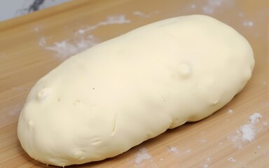Raw Dough for Small Bread Loaves. High quality
