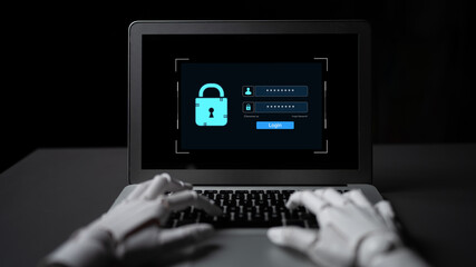 An AI assistant monitors this secure login portal. The system ensures that all user authentication...