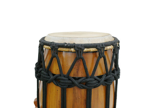 Isolated atabaque drum