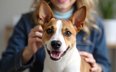 At the pet stylist. High quality