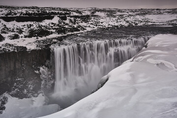 Dettifoss in winter